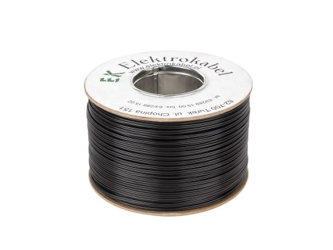 Kabel głośnikowy SMYp 2 x 1mm czarny 100m Kabel głośnikowy SMYp 2 x 1mm czarny 100m
