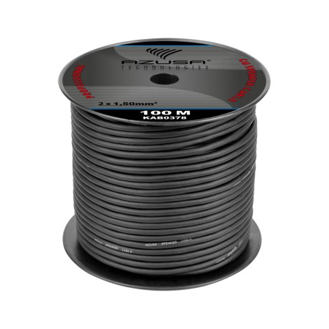 Kabel głośnikowy okrągły AZUSA 1.5mm + bawełna Kabel głośnikowy okrągły AZUSA 1.5mm + bawełna