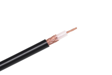 Kabel koncentryczny H1000 50 Ohm 100m czarny Kabel koncentryczny H1000 50 Ohm 100m czarny