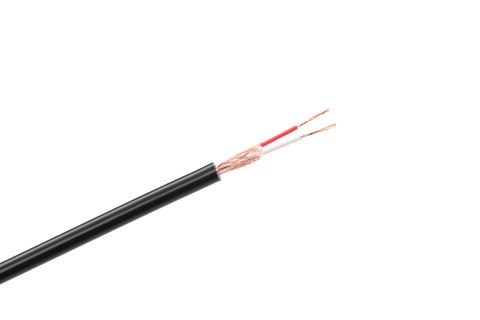 Kabel mikrofonowy stereo 6mm czarny Kabel mikrofonowy stereo 6mm czarny
