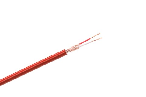 Kabel mikrofonowy stereo 6mm czerwony Kabel mikrofonowy stereo 6mm czerwony