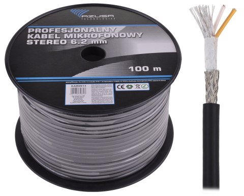 Kabel mikrofonowy stereo AZUSA profesjonalny Kabel mikrofonowy stereo AZUSA profesjonalny