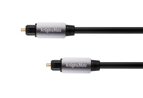 Kabel optyczny toslink-toslink 1.0m Kruger&Matz Kabel optyczny toslink-toslink 1.0m Kruger&Matz
