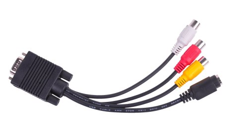 Kabel wt. VGA / gn.S-VIDEO+ 3x gn. RCA Kabel wt. VGA / gn.S-VIDEO+ 3x gn. RCA