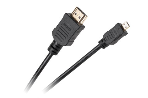 Kabel wtyk HDMI typ A - wtyk mikro HDMI typ D Kabel wtyk HDMI typ A - wtyk mikro HDMI typ D