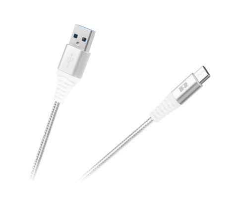 Kabel USB - USB typu C REBEL 50 cm biały Kabel USB - USB typu C REBEL 50 cm biały