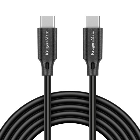 Kabel USB typu C - USB typu C 100 W 1 m Kruger&Matz Basic Kabel USB typu C - USB typu C 100 W 1 m Kruger&Matz Basic