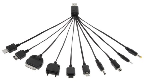 Kabel uniwersalny USB do ładowania GSM(10 typów) Kabel uniwersalny USB do ładowania GSM(10 typów)