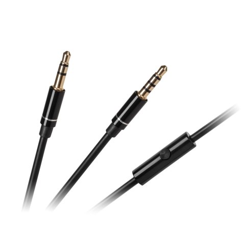 Kabel z mikrofonem do słuchawek Kruger&Matz Street oraz Wave - kolor czarny Kabel z mikrofonem do słuchawek Kruger&Matz Street oraz Wave - kolor czarny