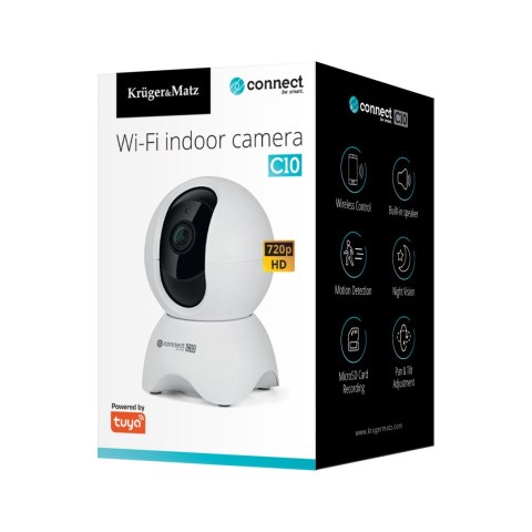 Kamera Wi-Fi wewnętrzna Kruger&Matz Connect C10 Tuya Kamera Wi-Fi wewnętrzna Kruger&Matz Connect C10 Tuya
