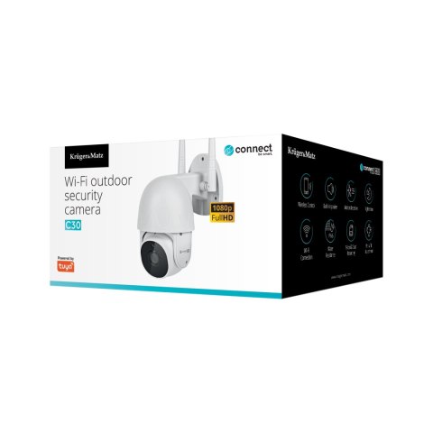 Kamera Wi-Fi zewnetrzna Kruger&Matz Connect C30 Tuya Kamera Wi-Fi zewnetrzna Kruger&Matz Connect C30 Tuya