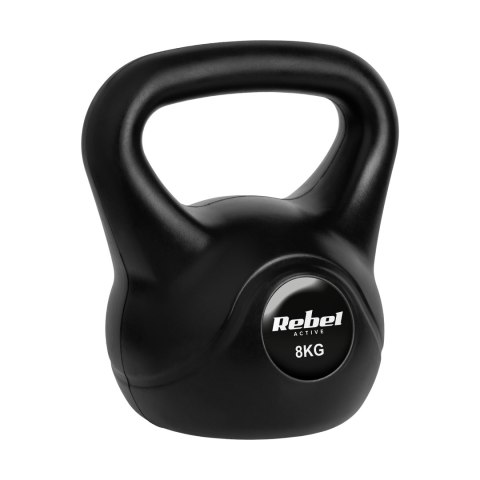 Kettlebell bitumiczny 8 kg REBEL ACTIVE Kettlebell bitumiczny 8 kg REBEL ACTIVE