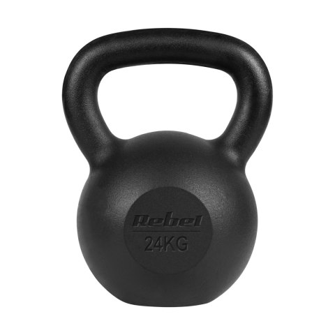 Kettlebell żeliwny 24kg, REBEL ACTIVE Kettlebell żeliwny 24kg, REBEL ACTIVE