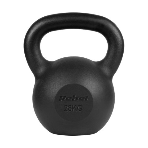 Kettlebell żeliwny 28kg, REBEL ACTIVE Kettlebell żeliwny 28kg, REBEL ACTIVE