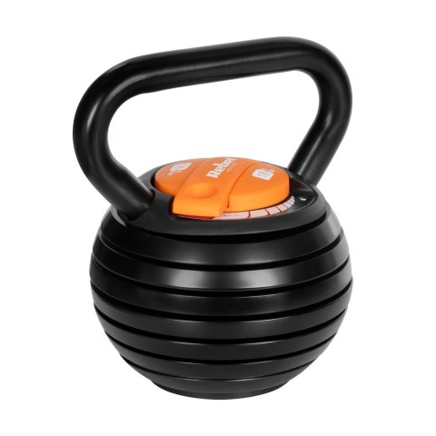 Kettlebell żeliwny automatyczny regulowany 18 kg REBEL ACTIVE Kettlebell żeliwny automatyczny regulowany 18 kg REBEL ACTIVE