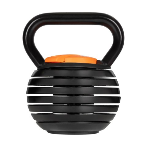 Kettlebell żeliwny automatyczny regulowany 18 kg REBEL ACTIVE Kettlebell żeliwny automatyczny regulowany 18 kg REBEL ACTIVE