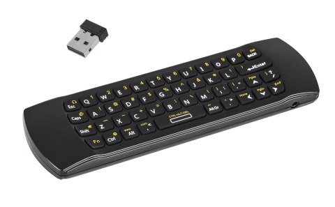 Klawiatura bezprzewodowa QUER z AIRMOUSE m.in. do Smart TV Android Dongle Klawiatura bezprzewodowa QUER z AIRMOUSE m.in. do Smart TV Android Dongle