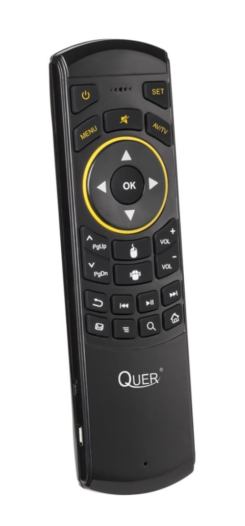 Klawiatura bezprzewodowa QUER z AIRMOUSE m.in. do Smart TV Android Dongle Klawiatura bezprzewodowa QUER z AIRMOUSE m.in. do Smart TV Android Dongle