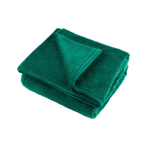 Koc polarowy 200x220 cm TEESA - zielony Koc polarowy 200x220 cm TEESA - zielony