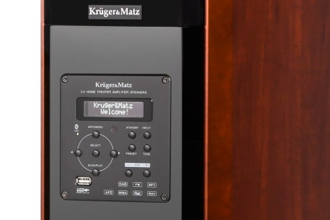 Kolumny głośnikowe aktywne Kruger&Matz Passion, zestaw 2.0 Kolumny głośnikowe aktywne Kruger&Matz Passion, zestaw 2.0