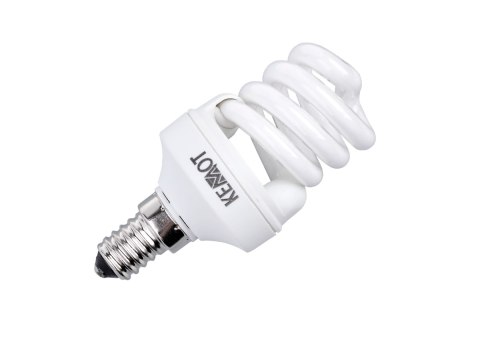 Kompaktowa lampa fluorescencyjna (Świetlówka) mini spirala, 8W, E14, 2700K Kompaktowa lampa fluorescencyjna (Świetlówka) mini spirala, 8W, E14, 2700K