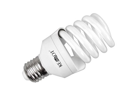 Kompaktowa lampa fluorescencyjna (świetlówka) spirala, 18W E27, 2700K Kompaktowa lampa fluorescencyjna (świetlówka) spirala, 18W E27, 2700K