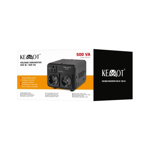 Konwerter napięcia KEMOT 400 W / 500 VA Konwerter napięcia KEMOT 400 W / 500 VA