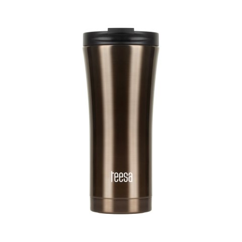 Kubek termiczny TEESA 500ml dark brown Kubek termiczny TEESA 500ml dark brown