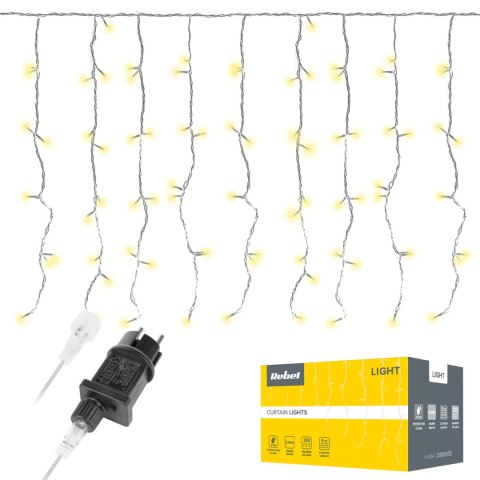 Kurtyna świetlna 5m (330 led), kolor ciepły biały. IP 44 Kurtyna świetlna 5m (330 led), kolor ciepły biały. IP 44