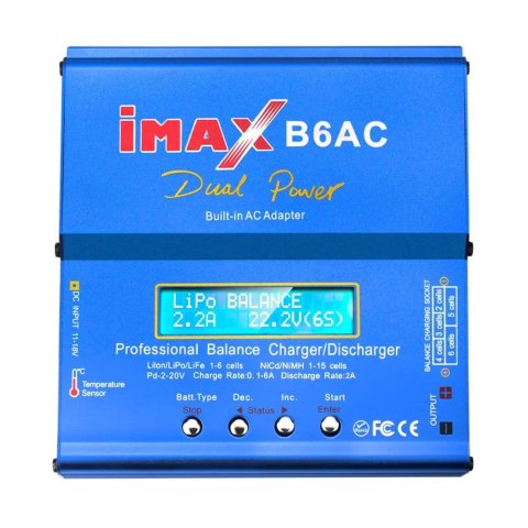 Ładowarka balansująca iMAX B6 80W E6168 Ładowarka balansująca iMAX B6 80W E6168