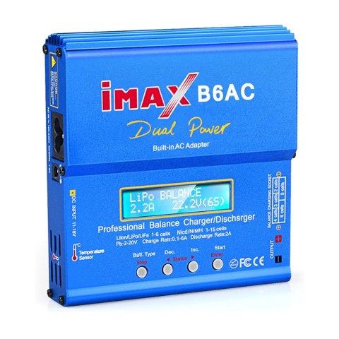 Ładowarka balansująca iMAX B6 80W E6168 Ładowarka balansująca iMAX B6 80W E6168
