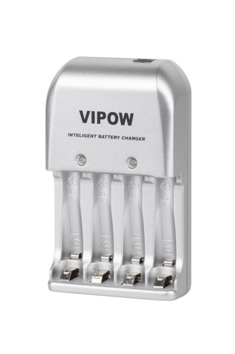 Ładowarka do akumulatorków VIPOW 3w1 PFC001 4xAA 4xAAA Ładowarka do akumulatorków VIPOW 3w1 PFC001 4xAA 4xAAA