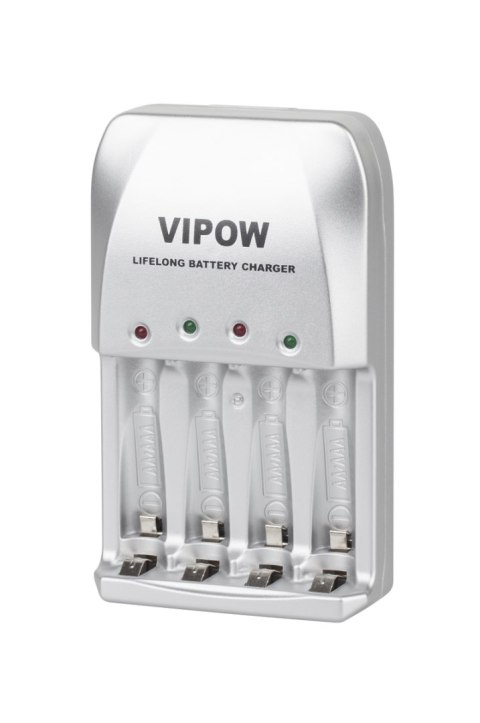 Ładowarka do akumulatorków VIPOW LIFELONG PSC001 4xAA 4xAAA Ładowarka do akumulatorków VIPOW LIFELONG PSC001 4xAA 4xAAA