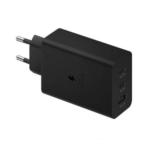 Ładowarka sieciowa z funkcją Power Delivery i Quick Charge 65W czarna Ładowarka sieciowa z funkcją Power Delivery i Quick Charge 65W czarna