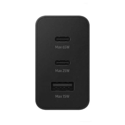 Ładowarka sieciowa z funkcją Power Delivery i Quick Charge 65W czarna Ładowarka sieciowa z funkcją Power Delivery i Quick Charge 65W czarna