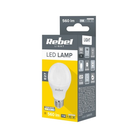 Lampa LED G45, 7W, E27, 3000K, 230V Lampa LED G45, 7W, E27, 3000K, 230V