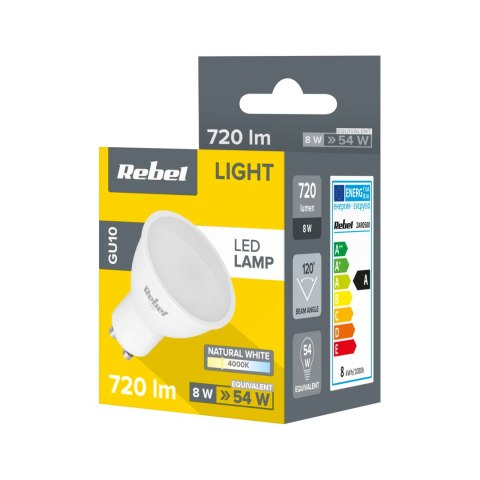 Lampa LED Rebel, GU10 8W,4000K, 230V Lampa LED Rebel, GU10 8W,4000K, 230V