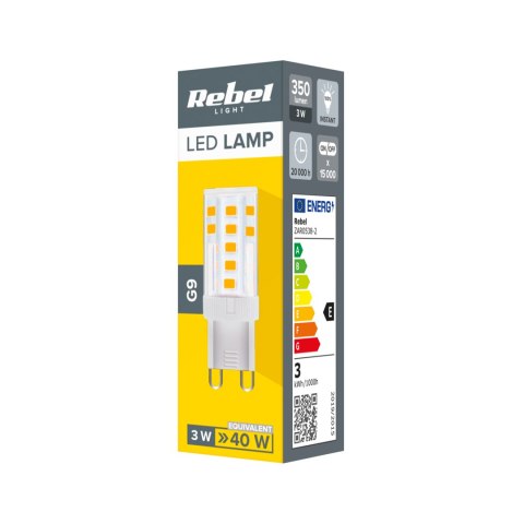 Lampa Led Rebel G9, 3W, 4000K, 230V Lampa Led Rebel G9, 3W, 4000K, 230V