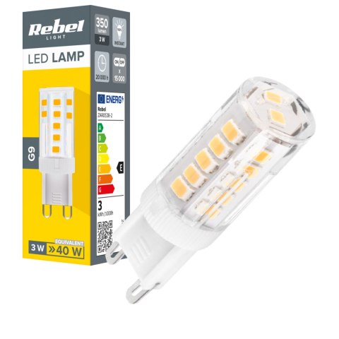 Lampa Led Rebel G9, 3W, 4000K, 230V Lampa Led Rebel G9, 3W, 4000K, 230V