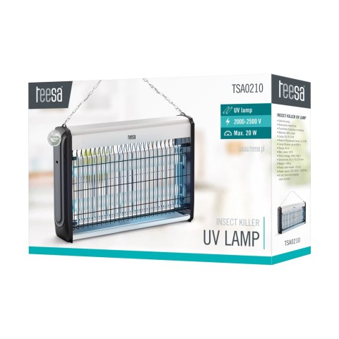 Lampa owadobójcza TEESA rażąca 20W(2x10W) Lampa owadobójcza TEESA rażąca 20W(2x10W)