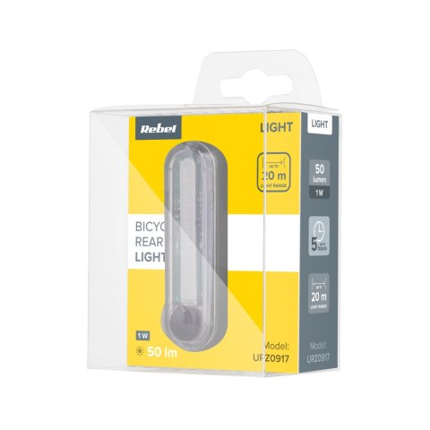 Lampa rowerowa tylna COB z kablem USB Lampa rowerowa tylna COB z kablem USB