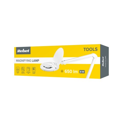 Lampa warsztatowa z lupą 5D 8W (60 SMD) Lampa warsztatowa z lupą 5D 8W (60 SMD)
