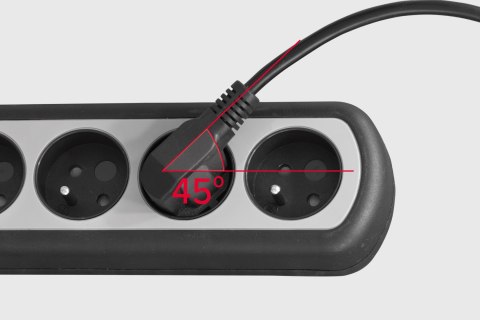 Listwa zasilająca Rebel 5 gniazd z przełącznikiem (5m, 3x1,5mm) Listwa zasilająca Rebel 5 gniazd z przełącznikiem (5m, 3x1,5mm)