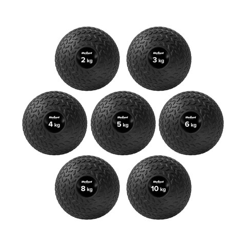 Mała piłka lekarska do ćwiczeń rehabilitacyjna Slam Ball 23cm 5kg, REBEL ACTIVE Mała piłka lekarska do ćwiczeń rehabilitacyjna Slam Ball 23cm 5kg, REBEL ACTIVE