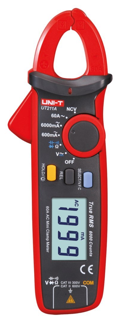 Miernik cęgowy 60A AC model UT211A Miernik cęgowy 60A AC model UT211A
