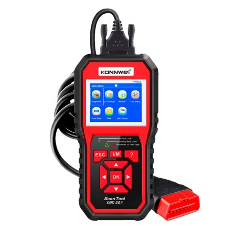 Miernik diagnostyczny, skaner OBD2 Konnwei KW850 Miernik diagnostyczny, skaner OBD2 Konnwei KW850