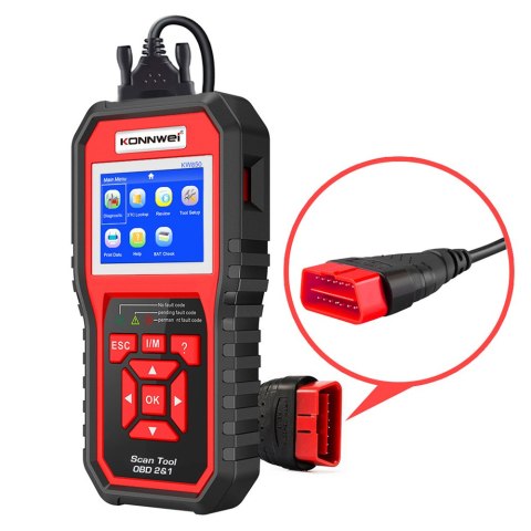 Miernik diagnostyczny, skaner OBD2 Konnwei KW850 Miernik diagnostyczny, skaner OBD2 Konnwei KW850