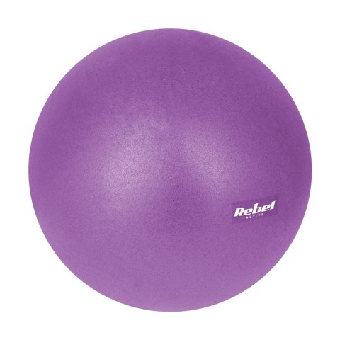 Mini piłka gimnastyczna do pilates rehabilitacyjna 25cm, kolor fioletowy, REBEL ACTIVE Mini piłka gimnastyczna do pilates rehabilitacyjna 25cm, kolor fioletowy, REBEL ACTIVE