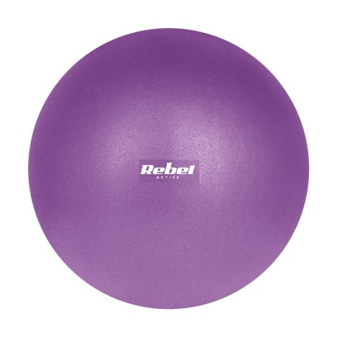 Mini piłka gimnastyczna do pilates rehabilitacyjna 25cm, kolor fioletowy, REBEL ACTIVE Mini piłka gimnastyczna do pilates rehabilitacyjna 25cm, kolor fioletowy, REBEL ACTIVE