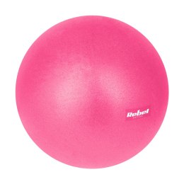 Mini piłka gimnastyczna do pilates rehabilitacyjna 25cm, kolor różowy, REBEL ACTIVE